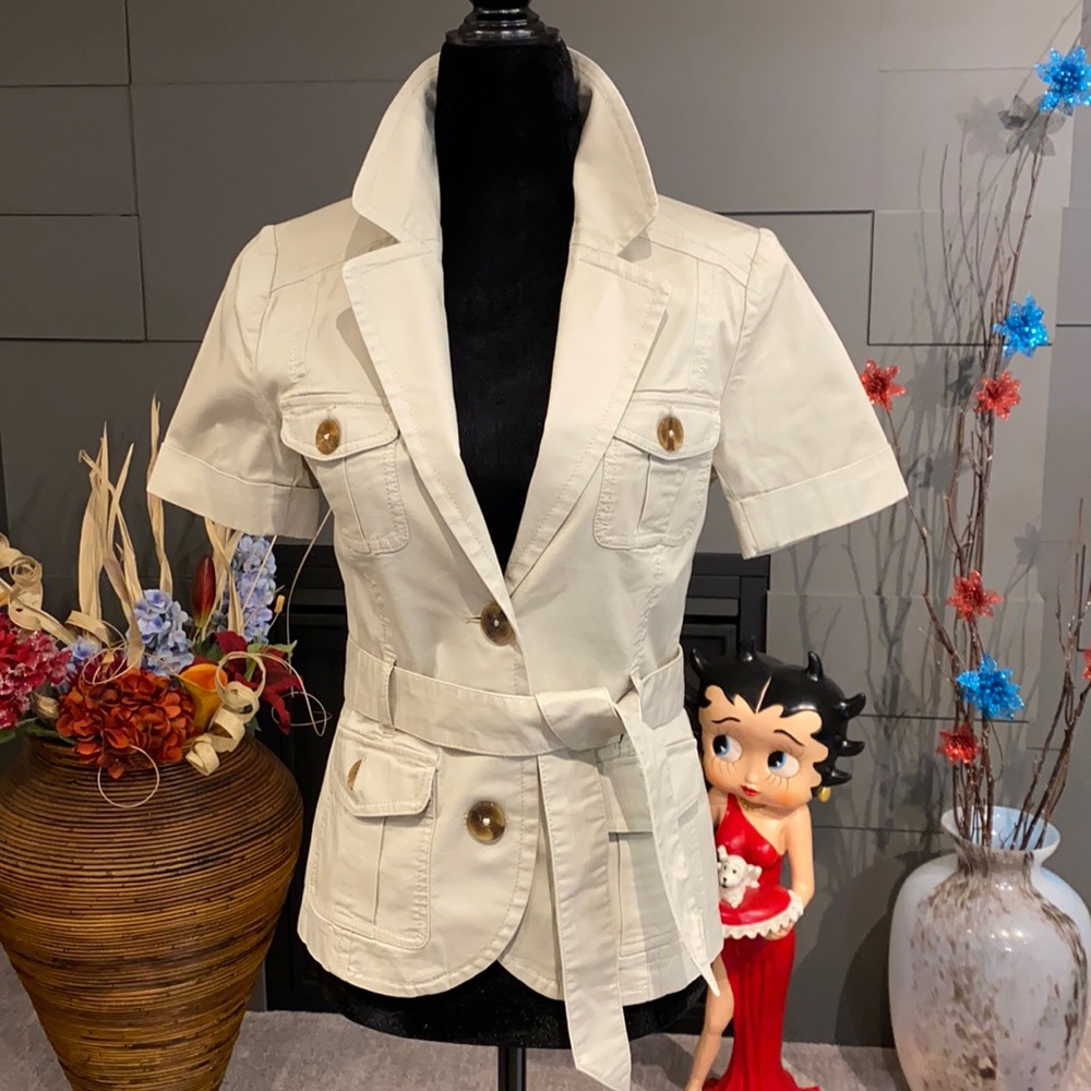 EUC Cotton Blend Single Breasted Jacket
